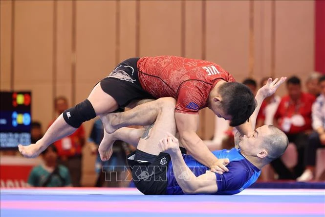 Võ sĩ Đào Hồng Sơn giành Huy chương Vàng Jujitsu ảnh 1