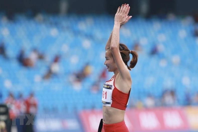 [Ảnh] Ấn tượng khoảnh khắc Nguyễn Thị Oanh đi vào lịch sử tại SEA Games 32 ảnh 4
