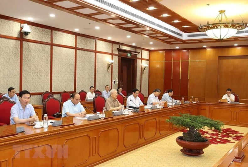 Tổng Bí thư chủ trì họp Bộ Chính trị, Ban Bí thư -0