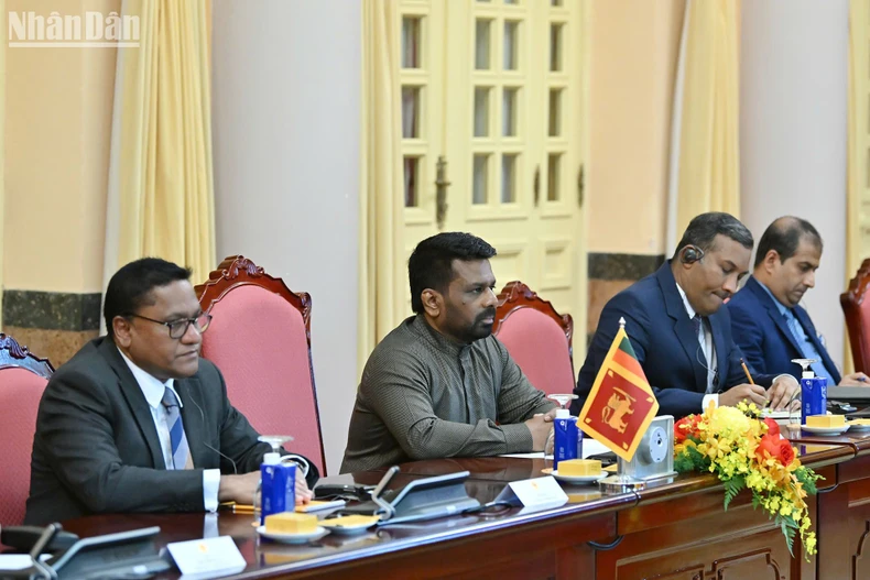 Chủ tịch nước Lương Cường hội đàm Tổng thống Sri Lanka Anura Kumara Dissanayaka ảnh 2