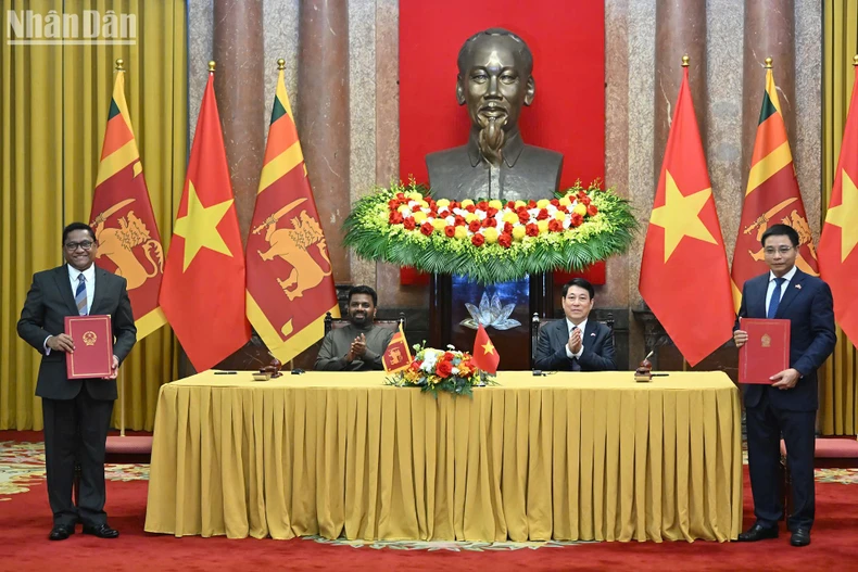 Chủ tịch nước Lương Cường hội đàm Tổng thống Sri Lanka Anura Kumara Dissanayaka ảnh 4