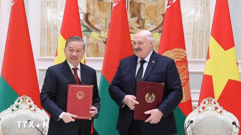[Ảnh] Thiết lập quan hệ Đối tác chiến lược Việt Nam-Belarus ảnh 2