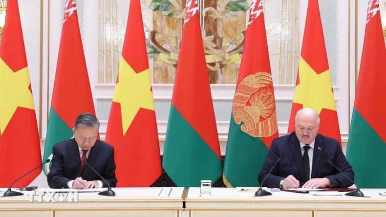 [Ảnh] Thiết lập quan hệ Đối tác chiến lược Việt Nam-Belarus ảnh 1