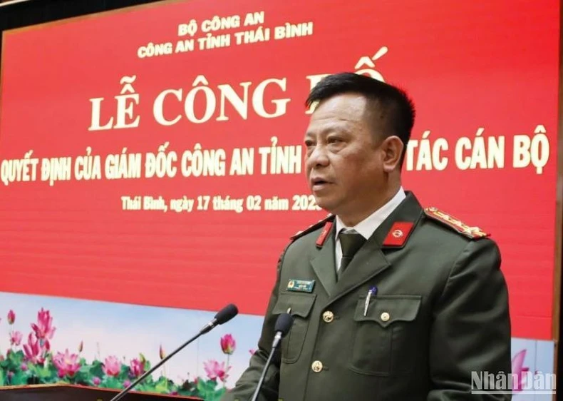 Sáu đồng chí lãnh đạo thuộc Công an tỉnh Thái Bình tình nguyện nghỉ công tác trước tuổi ảnh 1