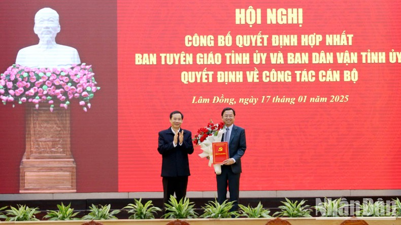 Lâm Đồng hợp nhất Ban Tuyên giáo và Ban Dân vận Tỉnh ủy ảnh 3