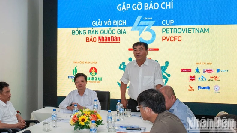 Giải vô địch bóng bàn quốc gia Báo Nhân Dân lần thứ 43 sẽ đưa tin tức trực tuyến ảnh 4