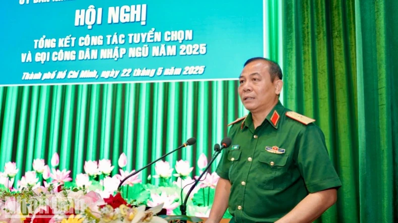 Thành phố Hồ Chí Minh tổng kết công tác tuyển quân năm 2025 ảnh 1