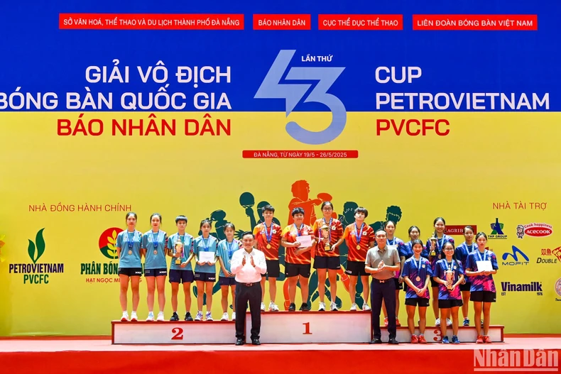 Bế mạc Giải vô địch bóng bàn quốc gia Báo Nhân Dân lần thứ 43 ảnh 3