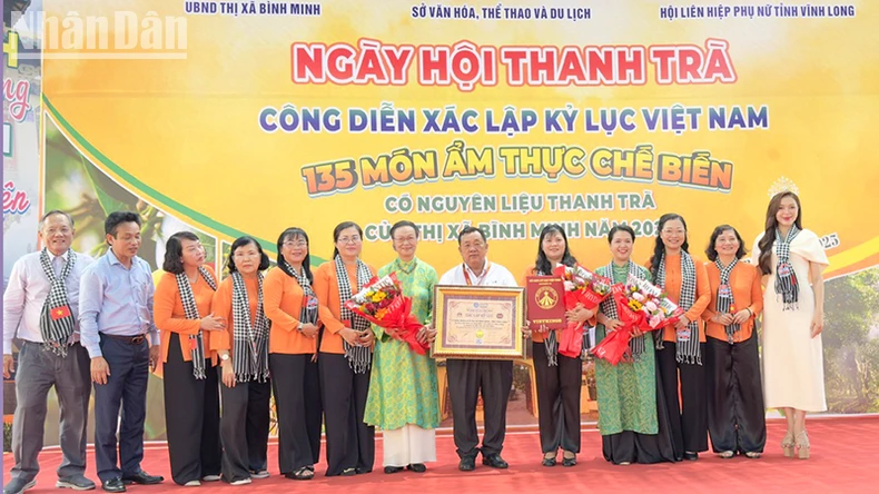 Vĩnh Long được xác lập kỷ lục Việt Nam 135 món ăn chế biến từ trái thanh trà ảnh 1