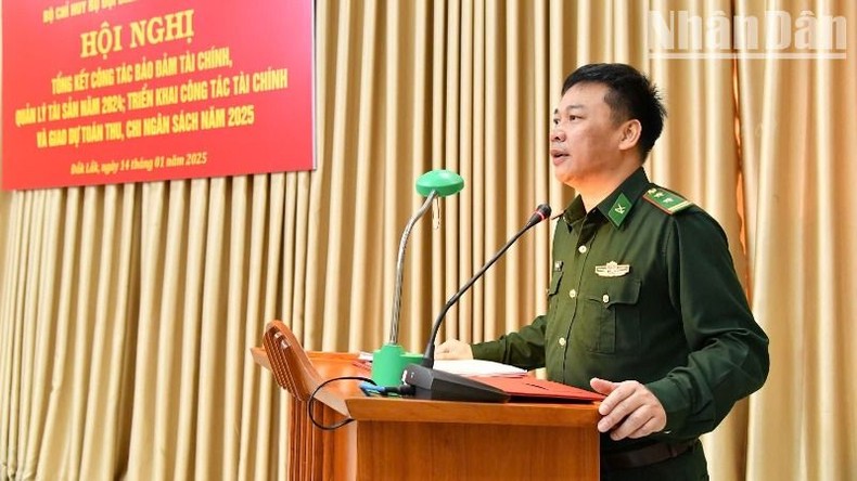 Bộ đội Biên phòng tỉnh Đắk Lắk triển khai công tác tài chính năm 2025 ảnh 1