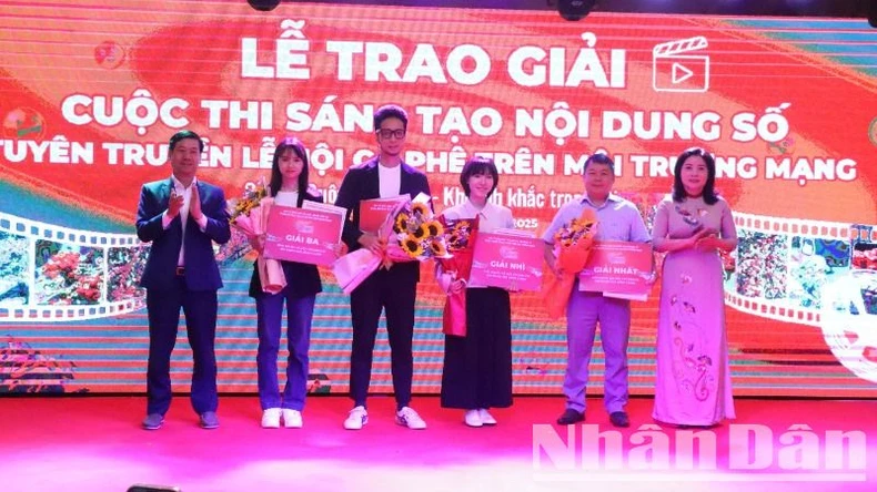 Đắk Lắk trao giải thi sáng tạo nội dung số tuyên truyền Lễ hội Cà-phê Buôn Ma Thuột 2025 ảnh 3