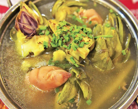 Hoa atisô - Sinh lực bữa giao mùa ảnh 1