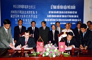 Hiệp định phân định Vịnh Bắc Bộ góp phần tăng cường sự tin cậy giữa Việt Nam và Trung Quốc