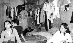 Một góc nhà trọ.
