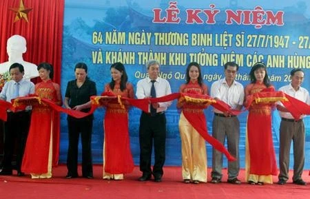 Khánh thành khu trưng bày về nữ tướng Nguyễn Thị Định