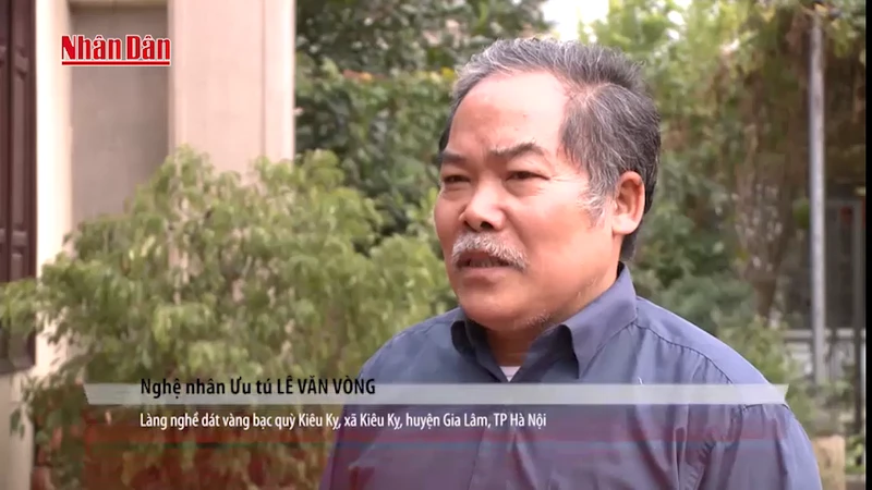 Dát vàng quỳ - Nghề cổ độc đáo ở Việt Nam