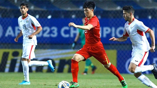 Đội tuyển U23 Việt Nam có trận hòa vất vả trước đội tuyển U23 Jordan.