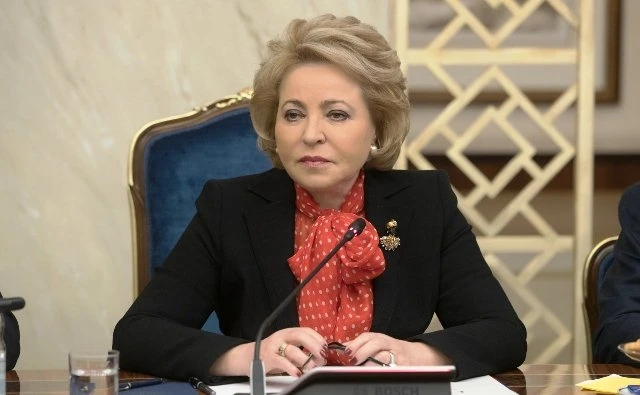 Chủ tịch Hội đồng LB Nga Valencia Matvienko.