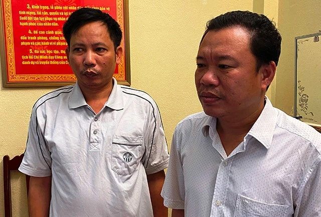 Hai cán bộ xã Xuân Dương bị khởi tố, bắt giam phục vụ công tác điều tra.