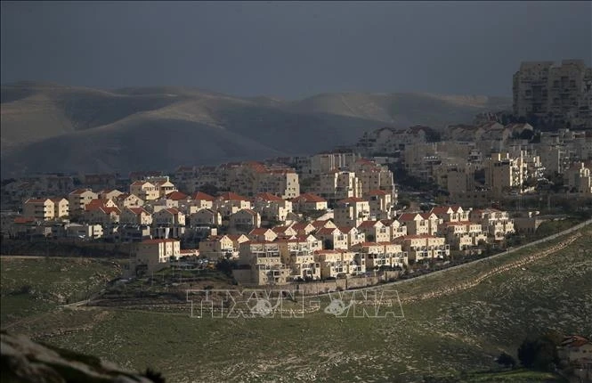 Một khu định cư của Israel ở thị trấn Eizariya, Bờ Tây ngày 25-1-2020. (Ảnh:TTXVN)