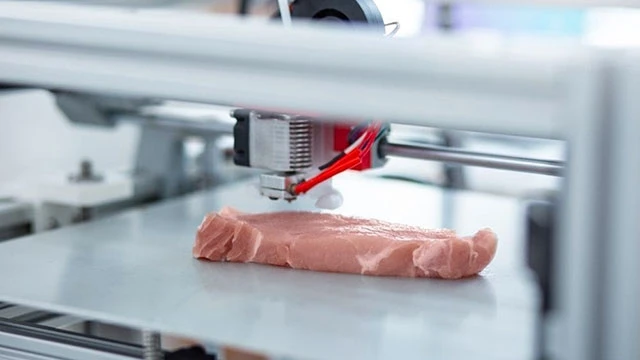 Sản xuất thịt chay bằng máy in 3D