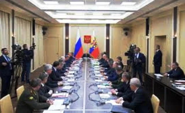 Cuộc họp của Hội đồng An ninh Liên bang Nga.