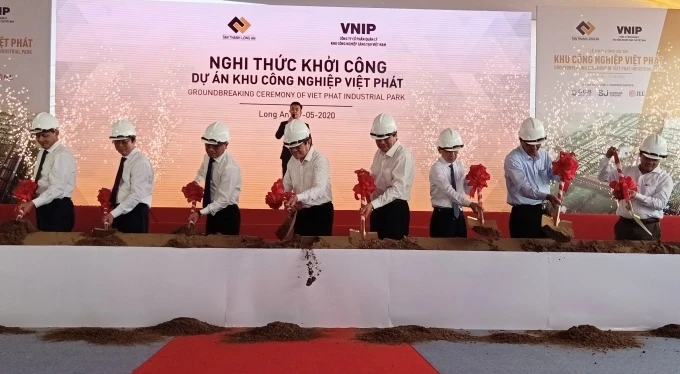 Dự án Khu công nghiệp xanh Việt Phát vừa được khởi công.