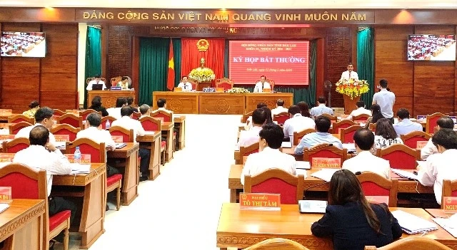 Kỳ họp bất thường HĐND tỉnh Đắk Lắk khóa IX.
