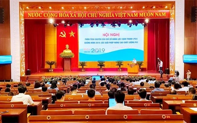 Hội nghị phân tích chuyên sâu chỉ số PCI tỉnh Quảng Ninh năm 2019.