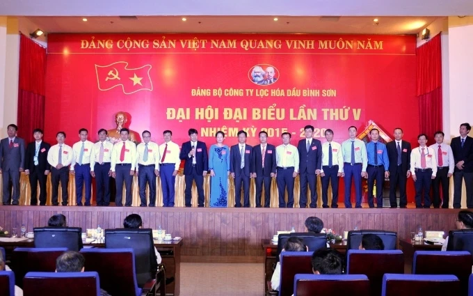 Đảng ủy BSR nhiệm kỳ 2015 - 2020 ra mắt Đại hội năm 2015.