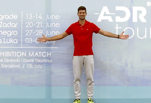 Novak Djokovic sẽ đứng ra tổ chức giải quần vợt vùng Balkan. (Ảnh : Fox Sports)