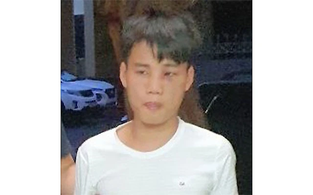 Đối tượng Bùi Văn Tuấn bị bắt giữ.
