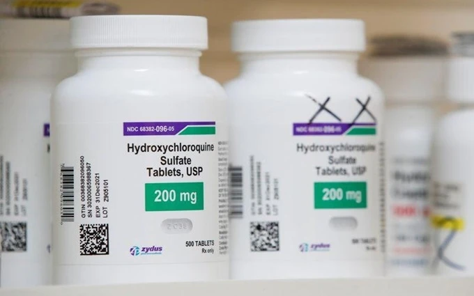 Thuốc chữa sốt rét hydroxychloroquine. (Ảnh: Reuters)