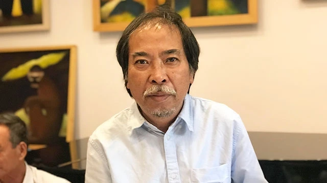 Nhà văn Nguyễn Quang Thiều. Ảnh: NGUYỄN THANH BÌNH