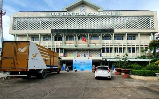 Trụ sở chính của Bưu điện tỉnh Kiên Giang.
