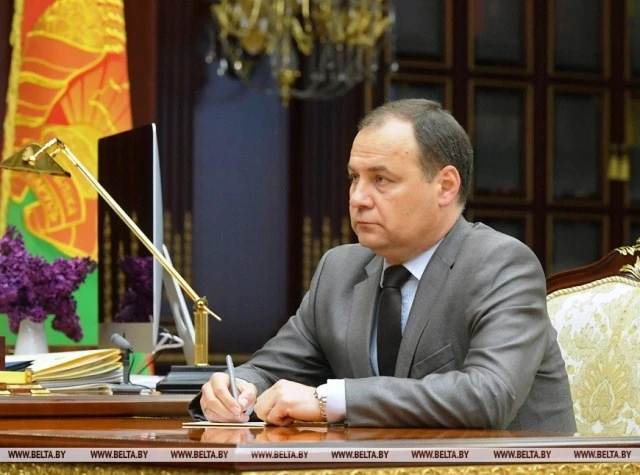 Tân Thủ tướng Belarus Roman Golovchenko. (Ảnh: BelTA)