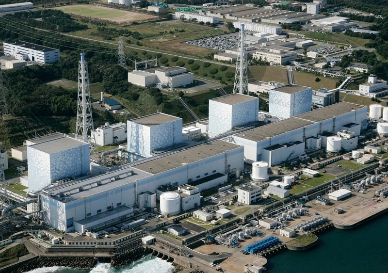 Nhà máy điện hạt nhân Fukushima (Ảnh: Kyodo)