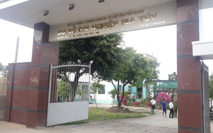 Cơ sở cai nghiện ma túy ở Tiền Giang, nơi xảy ra sự việc.