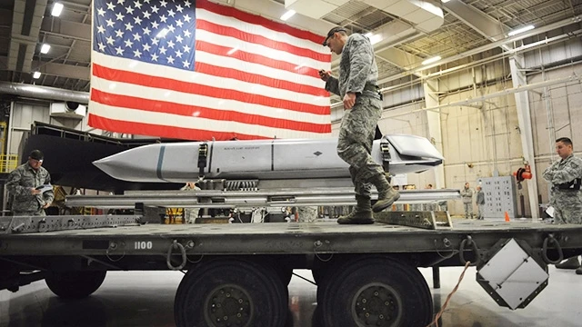  Một kho chứa đầu đạn hạt nhân chiến thuật của Không quân Mỹ. Ảnh: FLICKR