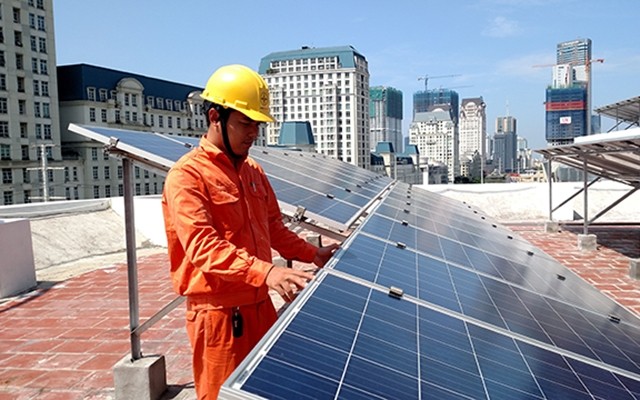 TP Hà Nội khuyến khích lắp đặt hệ thống điện mặt trời áp mái.