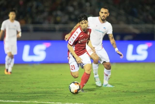 Nguyễn Công Phượng đã tỏa sáng cùng CLB TP Hồ Chí Minh đánh bại Viettel 3-0.