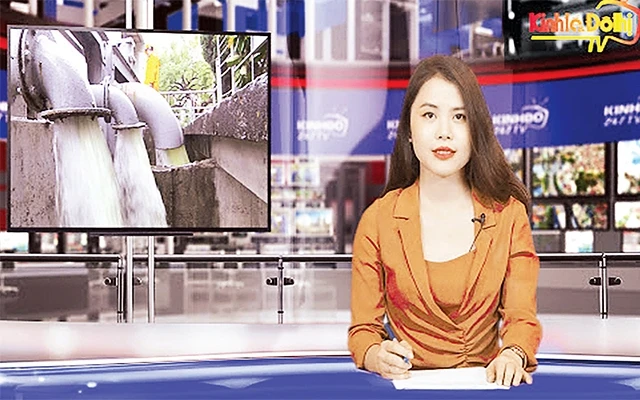  Bản tin truyền hình in-tơ-nét của Báo Kinh tế & Đô thị phát sóng ngày 18-5 vừa qua. Ảnh: HÀ THU