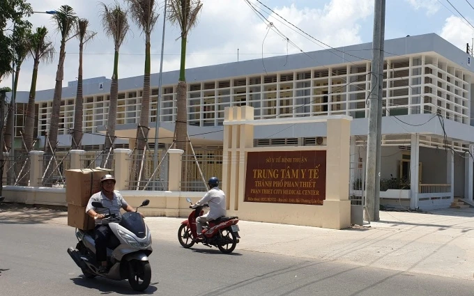 Trung tâm Y tế TP Phan Thiết, nơi xảy ra vụ án “Tham ô tài sản” có liên quan đến nhiều lãnh đạo của Trung tâm.