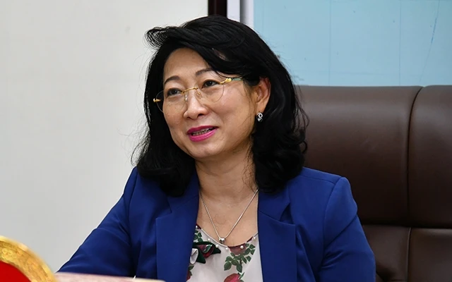 Bà Trần Tuyết Ánh, Vụ trưởng Gia đình, Bộ Văn hóa, Thể thao và Du lịch.