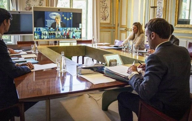Tổng thống Pháp Emmanuel Macron dự Hội nghị thượng đỉnh Hội đồng châu Âu (EC), ngày 17 và 18-6.