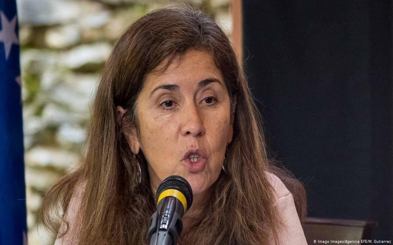 Đại sứ EU tại Caracas, bà Isabel Brilhante Pedrosa. (Ảnh: DW)