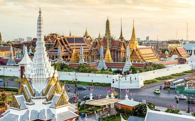 Cung điện Hoàng gia Thái-lan ở Thủ đô Băng-cốc. Ảnh Roi-tơ
