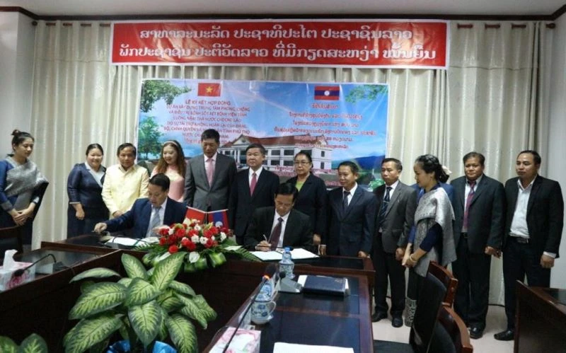 Việt Nam viện trợ cho Lào nhiều trung tâm y tế tại các tỉnh. (Nguồn: Tổng Lãnh sự quán Việt Nam tại Luang Prabang)