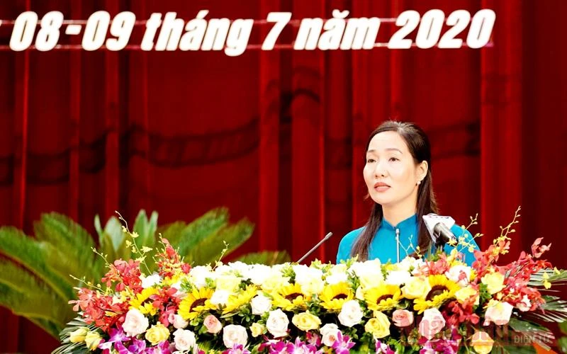 Phó chủ tịch UBND tỉnh Quảng Ninh Nguyễn Thị Hạnh.