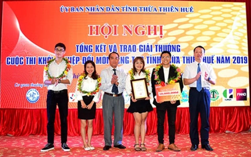 Cuộc thi "Khởi nghiệp đổi mới sáng tạo tỉnh Thừa Thiên Huế” năm 2019. 